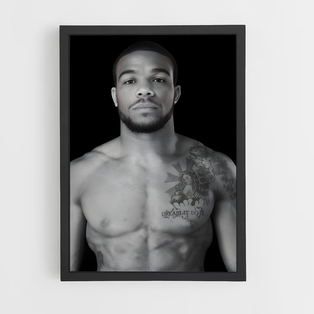 Poster Jordan burroughs – affiche Lutte (vue 2)